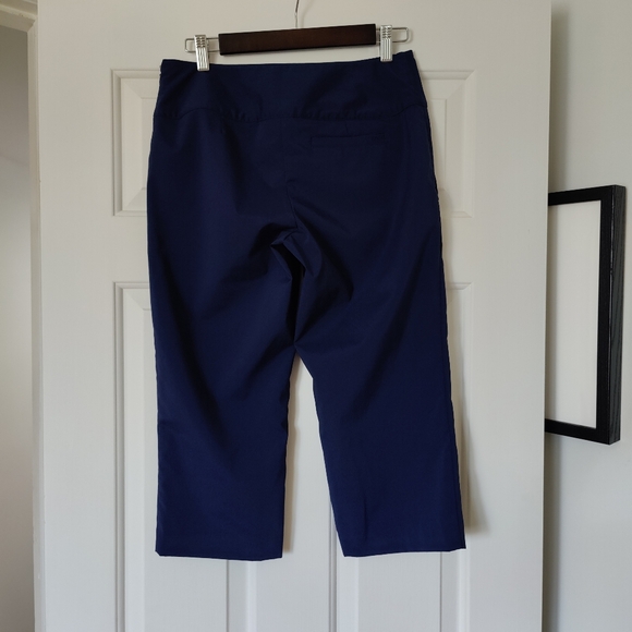 Izod ladies capris | size 2 | dark blue 💙 | weather resistant Golf ⛳ pants - Picture 3 of 14